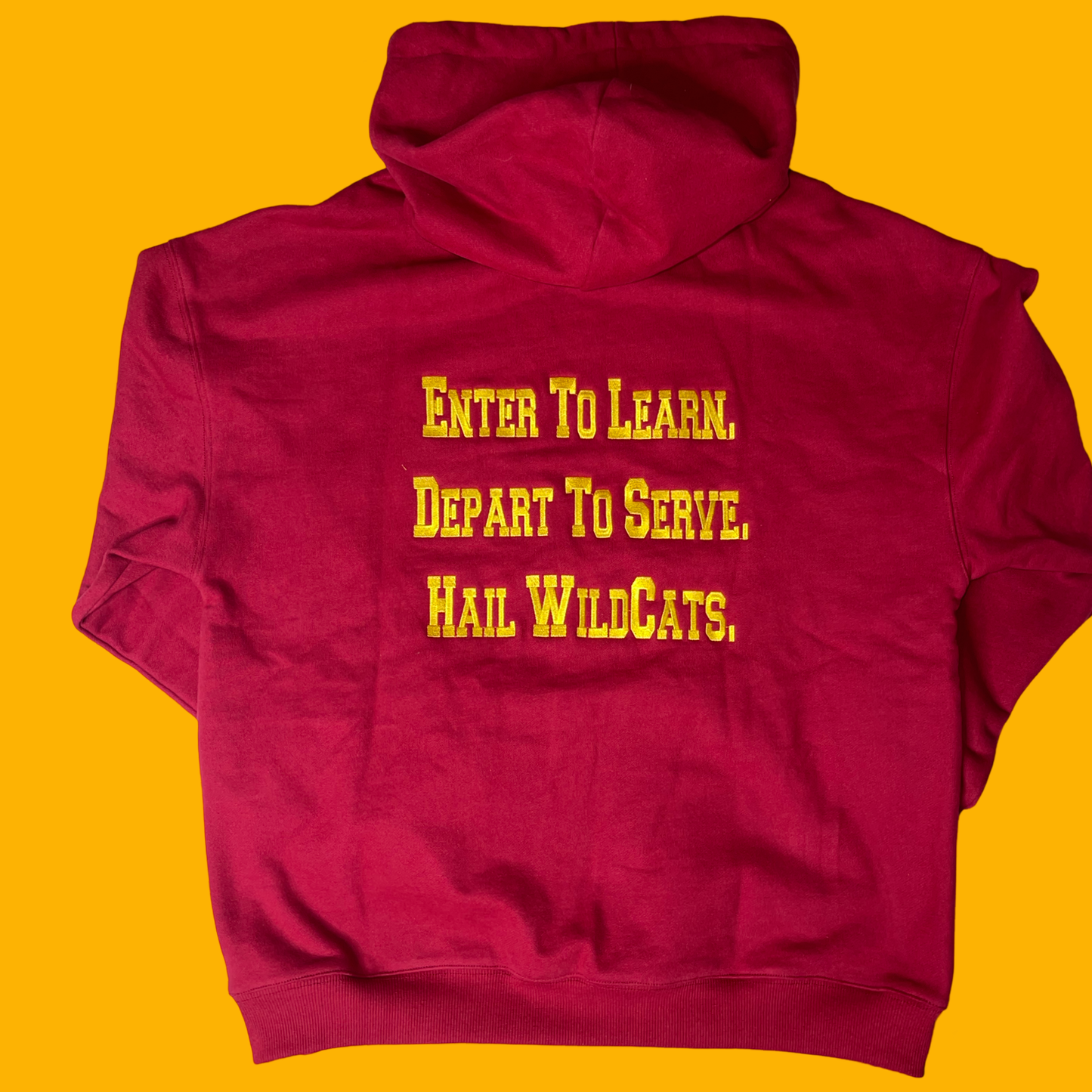 Bethune Cookman University 3D Maroon Hoodie