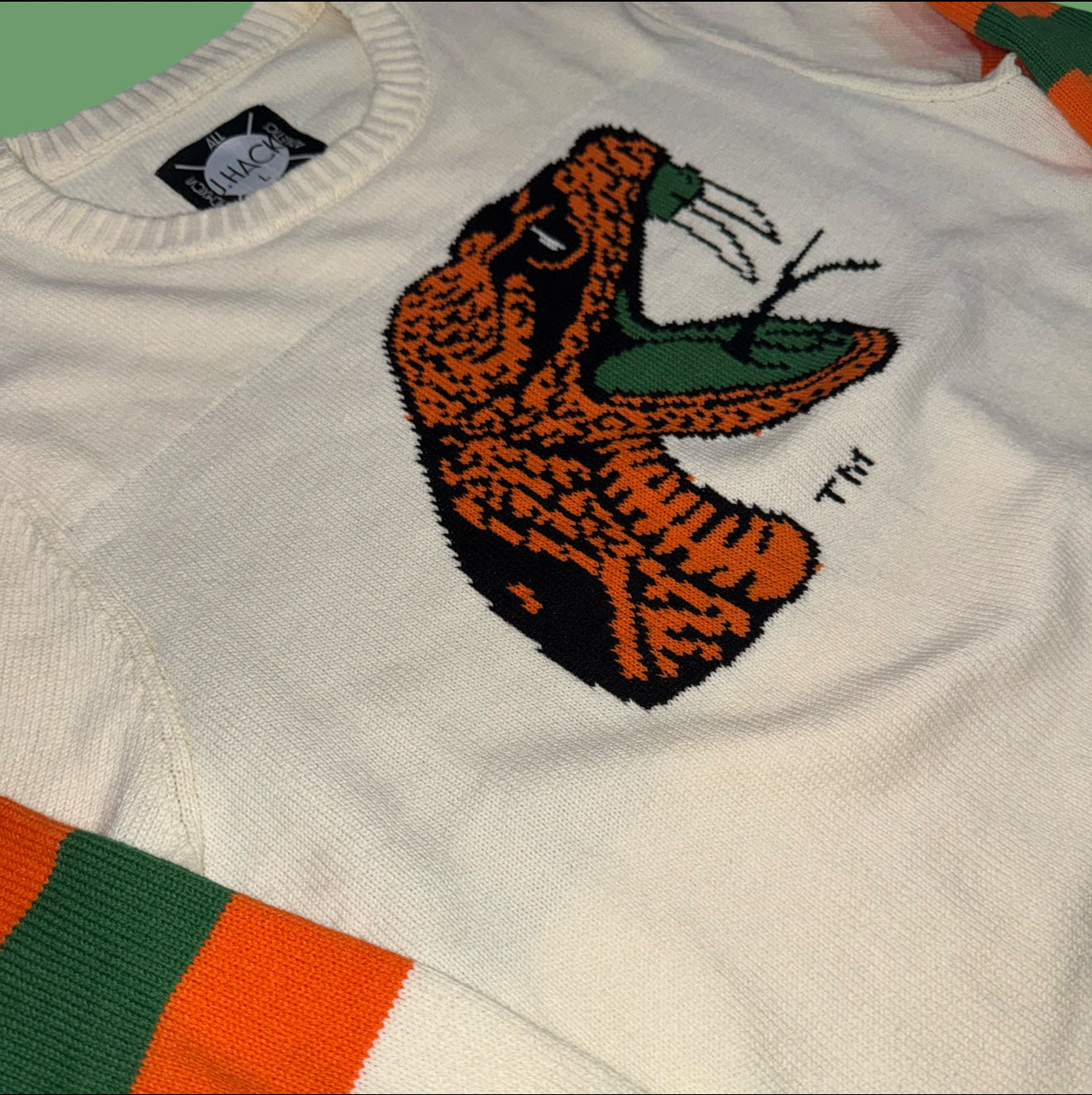 FAMU RATTLER CREAM SWEATSHIRT