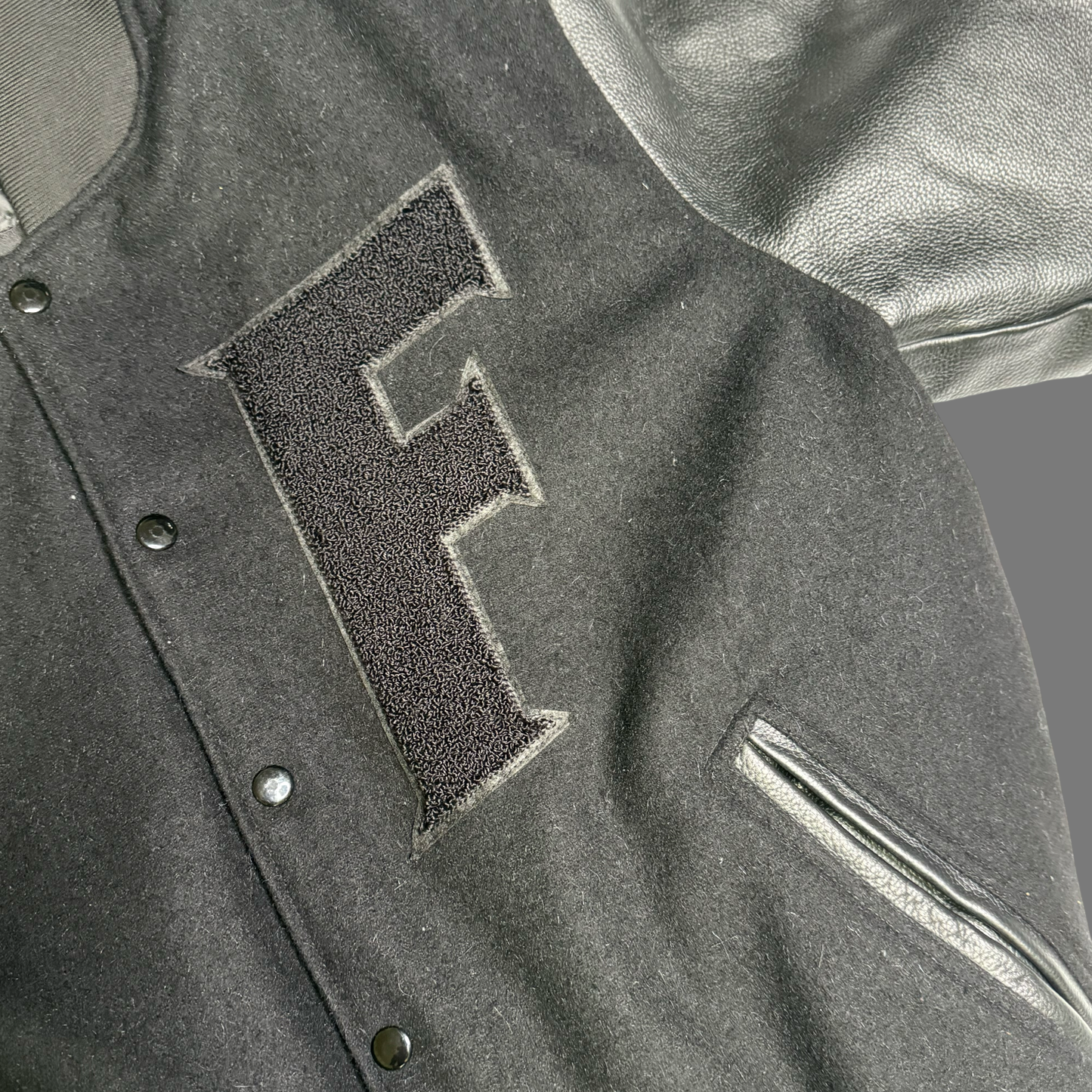 University of Florida Triple Black Varsity Jacket