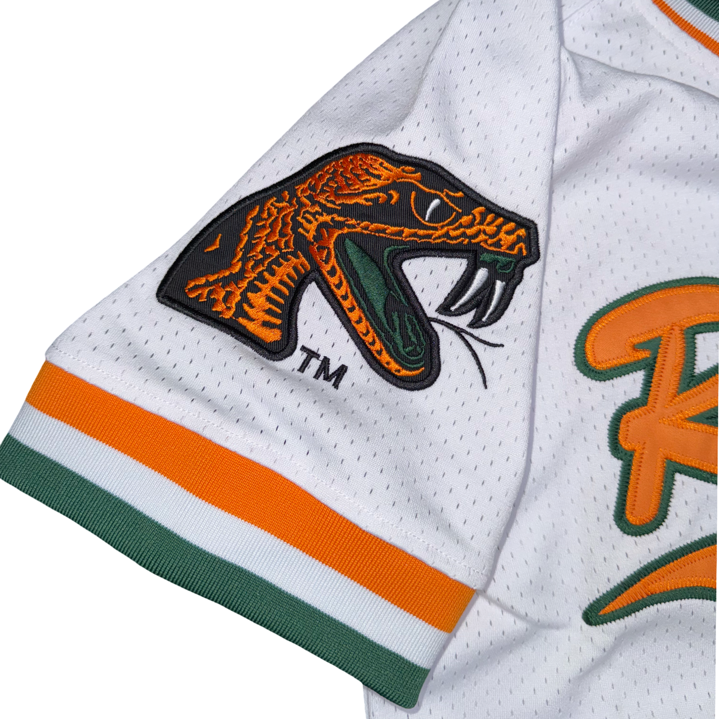 FAMU White Wavey Rattlers Batters Jersey 2.0