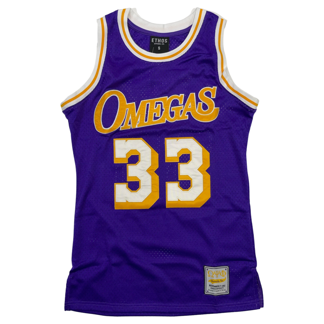 Omega Psi Phi Basketball Omegas Jersey