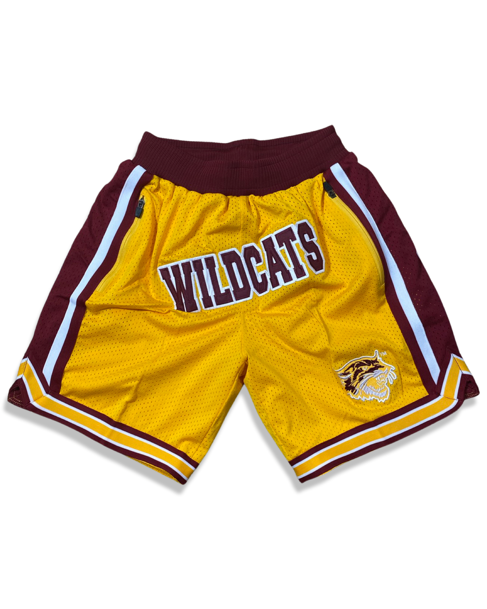 BCU WildCats Gold Athletic Shorts J. Hack Athletics JimiHack