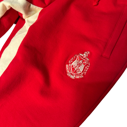 Delta Sigma Theta Crimson and Cream  Pants