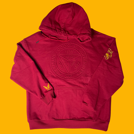 Bethune Cookman University 3D Maroon Hoodie