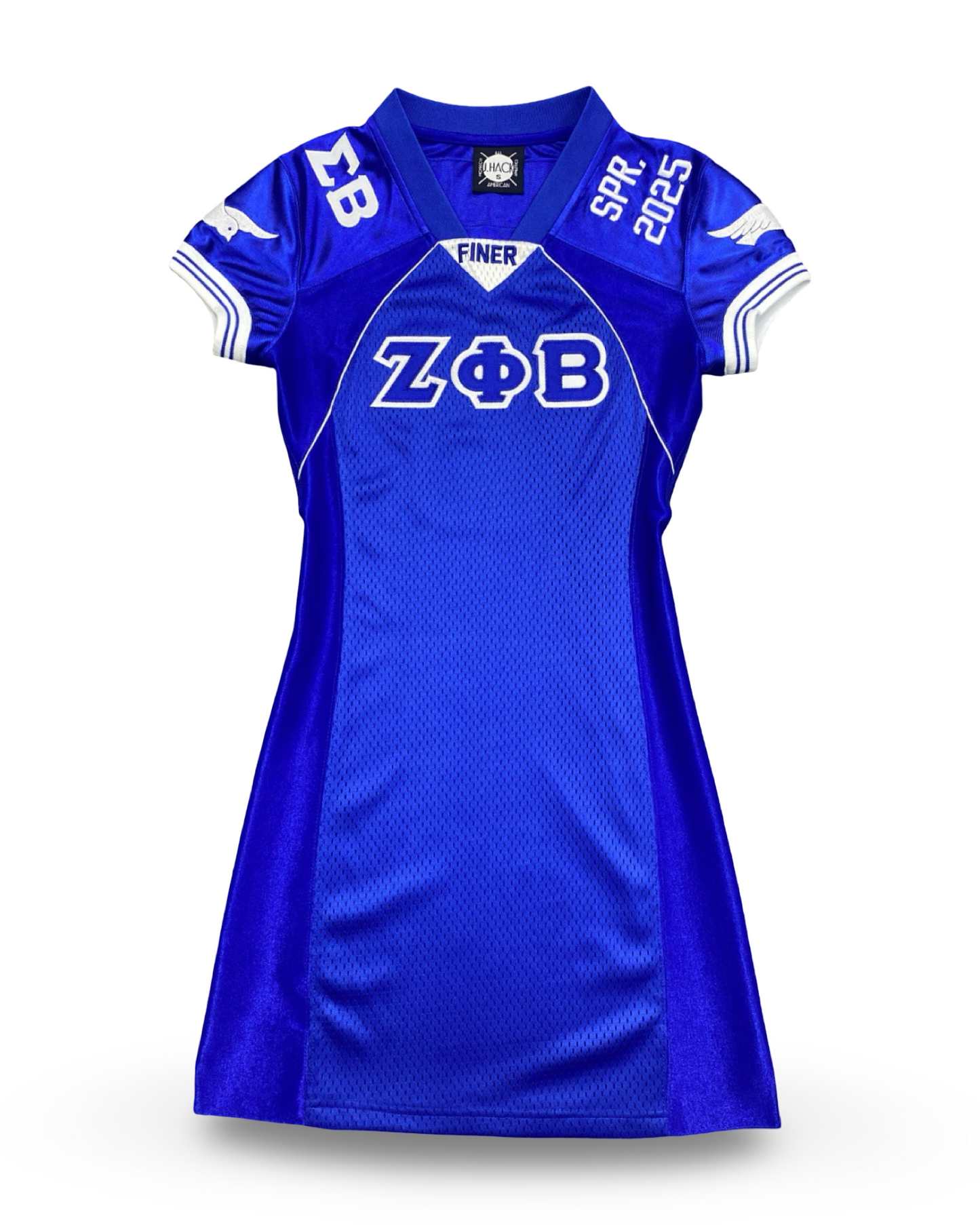 Zeta Phi Beta Line Jersey Dress