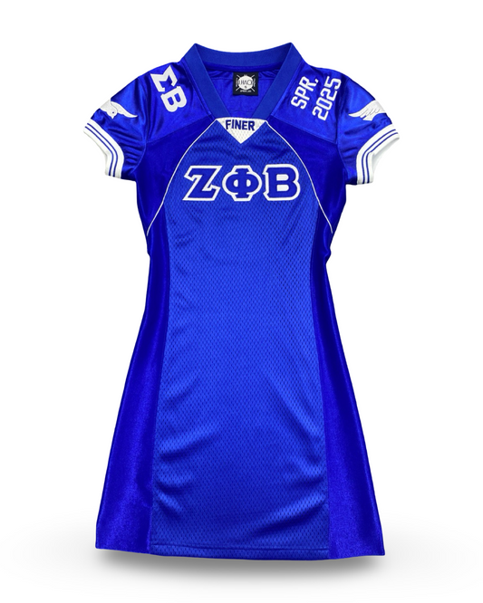 Zeta Phi Beta Line Jersey Dress