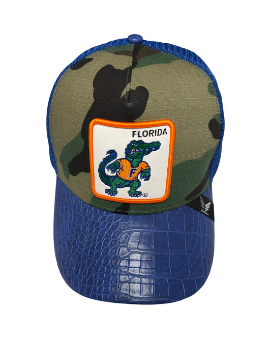 CAMOUFLAGE WAR READY REPTILE FLORIDA GATOR TRUCKER