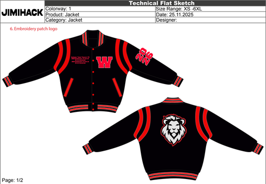 DeAndre Harvey Varsity Jacket