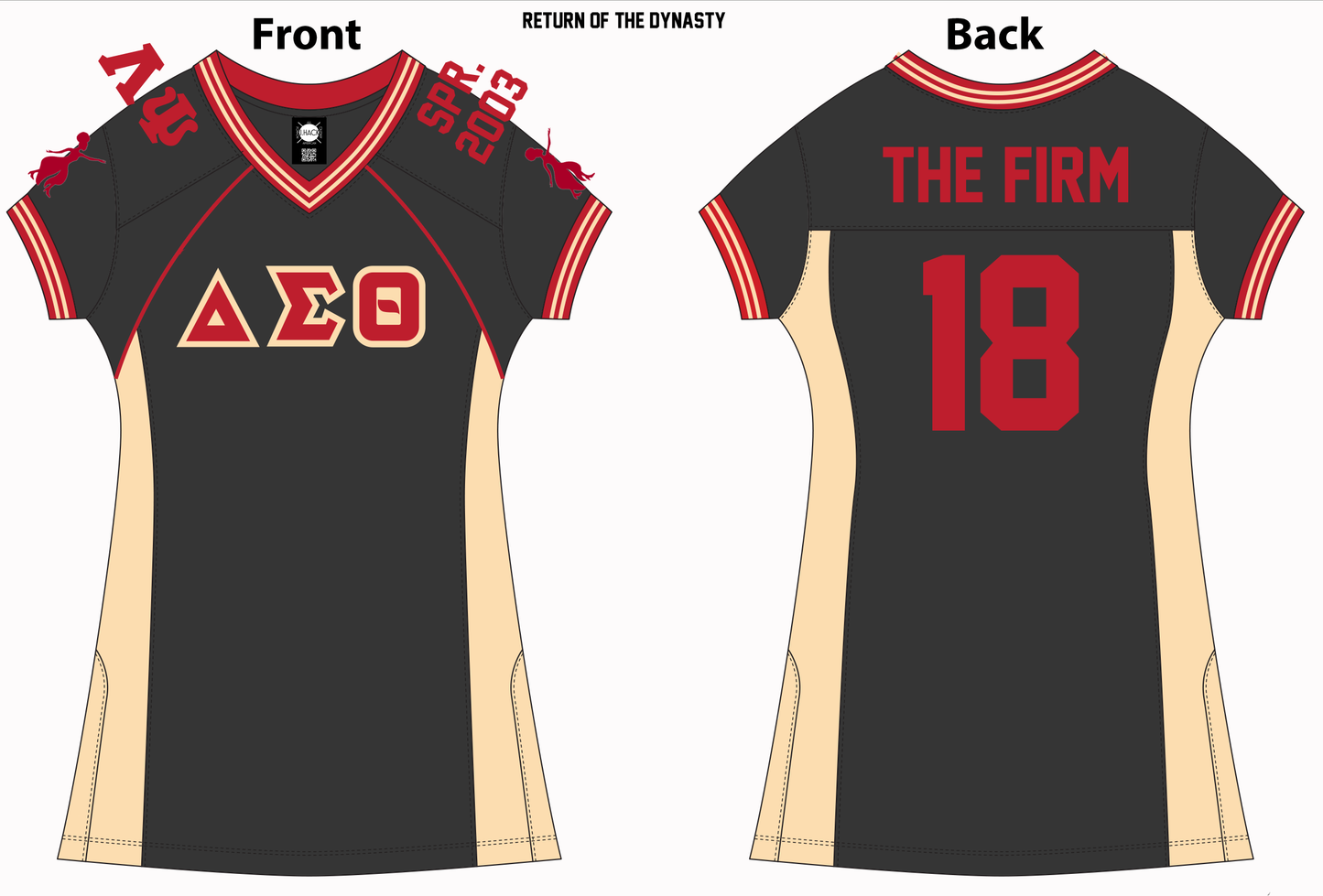 Delta Sigma Theta Line Jersey Dress
