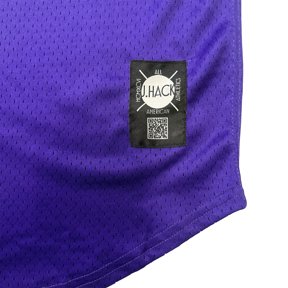 Purple Double Hook Omega Psi Phi Batters Jersey