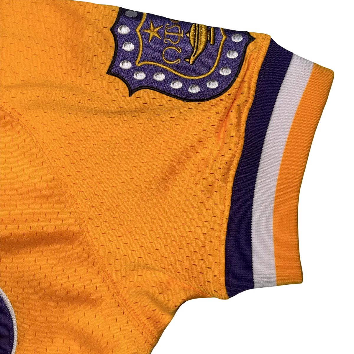 Gold Double Hook Omega Psi Phi Batters Jersey l