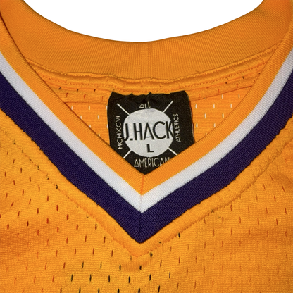 Gold Double Hook Omega Psi Phi Batters Jersey l
