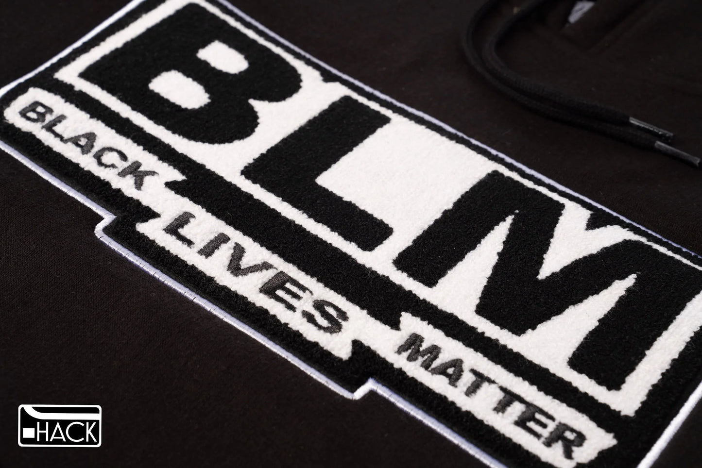BLM MOVEMENT Hoodie Dress with Chenille Patch | JimiHack