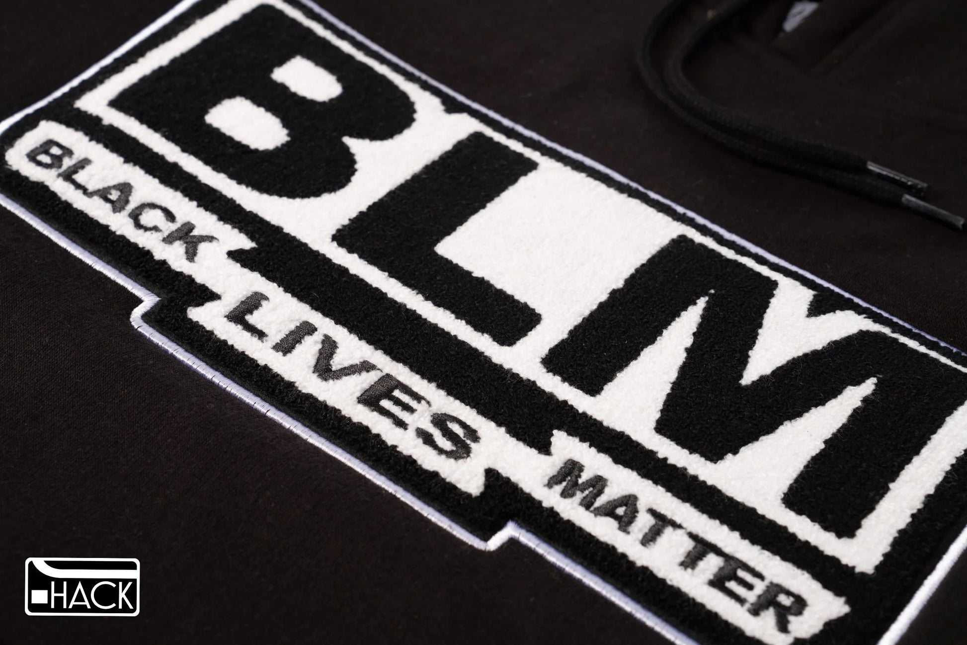 BLM MOVEMENT Hoodie Dress with Chenille Patch | JimiHack