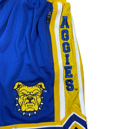 North Carolina A&T Athletic Blue Shorts