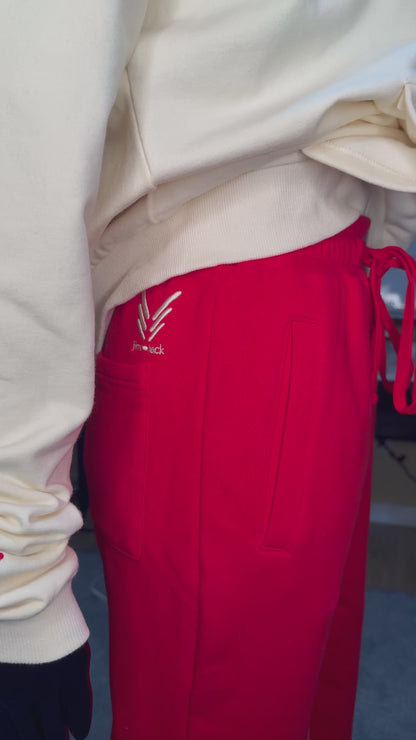 Delta Sigma Theta Crimson and Cream  Pants