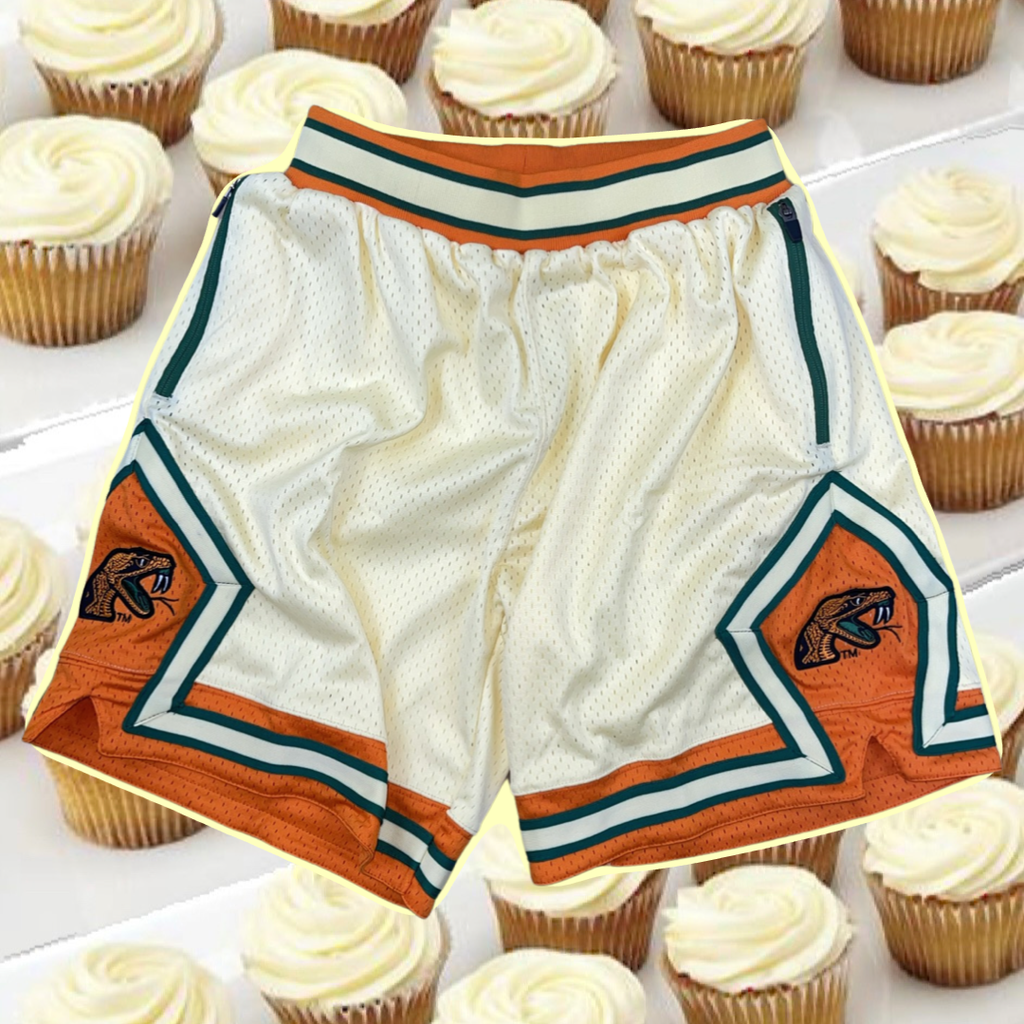 JimiHack The All-American Orange Blossom FAMU Rattlers Shorts Xxxx Large