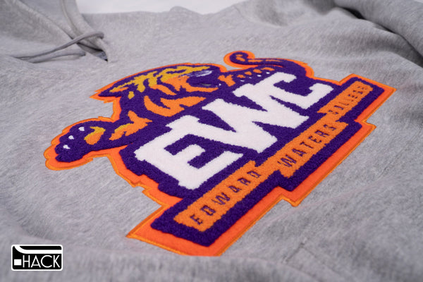 LADIES EWC Hoodie Dress with Chenille Patch