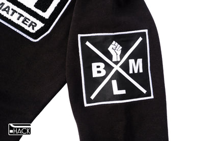 BLM MOVEMENT Hoodie Dress with Chenille Patch | JimiHack