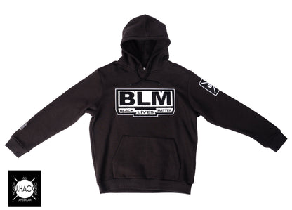 BLM Hoodie with Chenille Patch | J. Hack Athletics | JimiHack