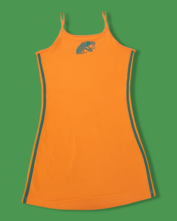 FAMU Orange Spaghetti Strap Dress