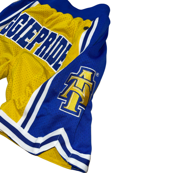NC A&T Athletic Gold Shorts