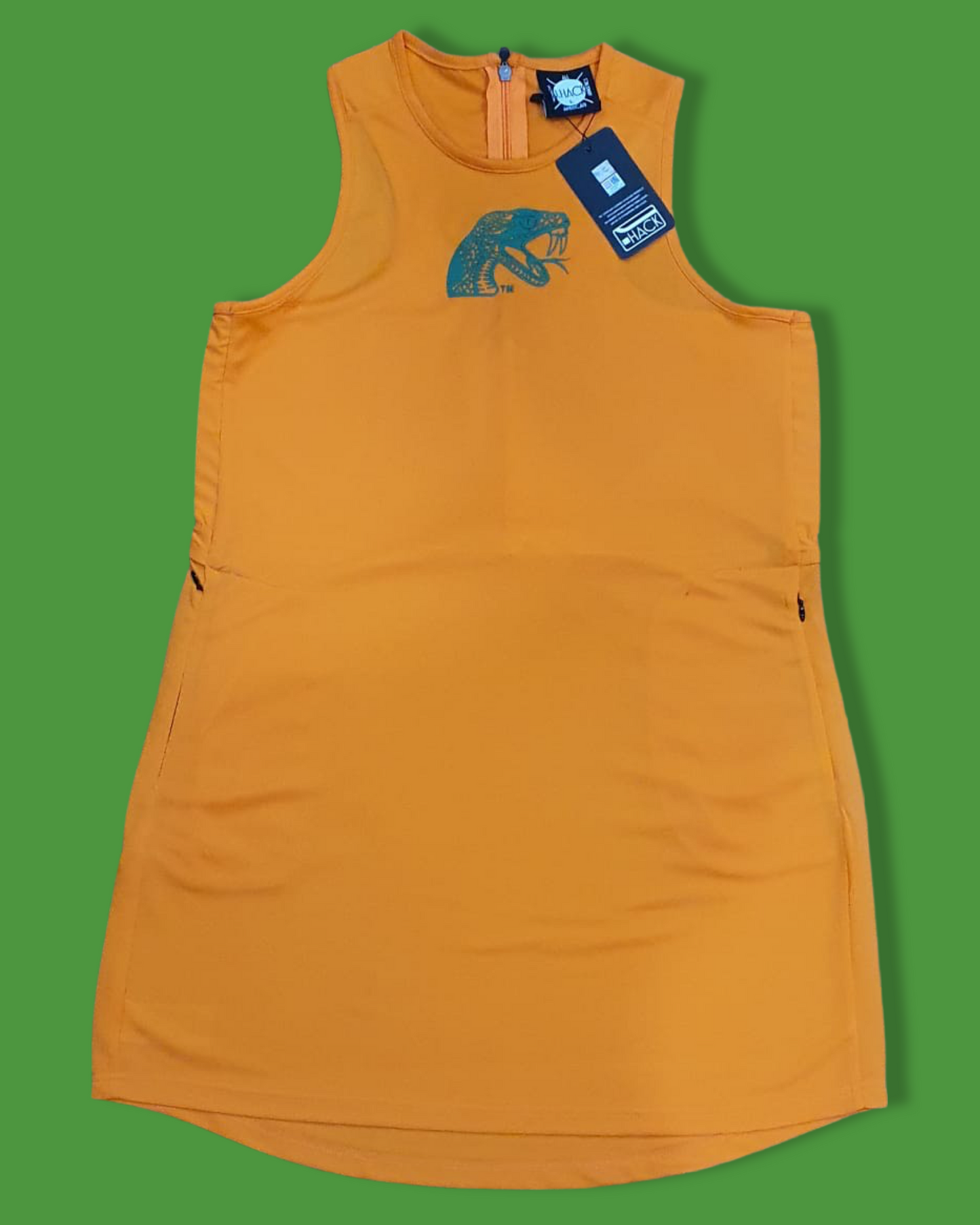 FAMU Orange Sleeveless Tennis Dress