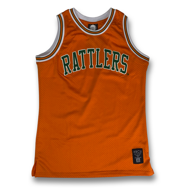 FAMU Rattlers Orange Basket Ball Jersey